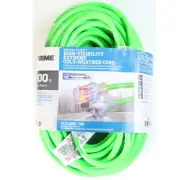 New Neon Flex High-Visibility Extreme Cold-Weather 100' Extension Cord NS512835