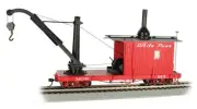 Bachmann Wood Derrick Crane, White Pass & Yukon 913 Red, Ready to Run, On30