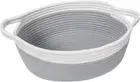Goodpick Small Woven Basket, Storage Basket 12x8x5 Inch (Pack of 1), Gray