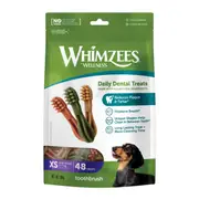 Whimzees Toothbrush Xsmall Dental Dog Treats