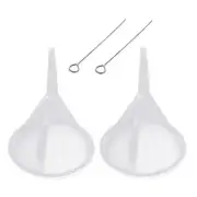 2 Pieces Mini Urn Funnel 2.6 Mm Diameter Small Filling Funnel Tools