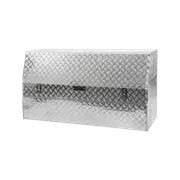Rhino 1465 x 520 x 795mm Tradie Highside Checkerplate Tool Box