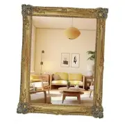 Vintage Vanity Mirror for Wall and Desk, Gold Makeup Mirror, Baroque Living