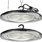 350W 2 Pack UFO LED High Bay Light, 50000LM Shop Lights, Industrial Lighting,...