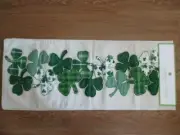 NWT St. Patrick's Day BEADED & Appliqued Table Runner 14" x 72" Shamrocks