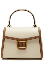 Kate Spade New York Katy Small Leather top Handle bag - White ONE SIZE
