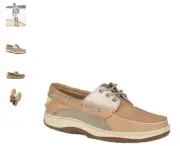 Sperry Top-Sider Billfish 3 Eye Boat Shoe Tan/Beige Men's sizes 7-16 WIDE/NEW!!!