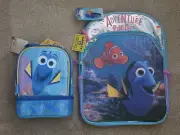 Brand New Finding Dory 3D Backpack & Lunch Kit Disney Pixar Nemo
