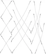 Pcs Fishing Line Connectors Steel Wire Leaders Kit for Saltwater Fishing Rigging Biteresistant Leaders and Swivels