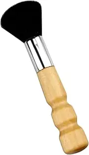 Guitar Dust Brush,Instrument Dust Removal Brush - Soft Bristles Detailing Care Duster Cleaning Tool with Wooden Handle for Keyboard