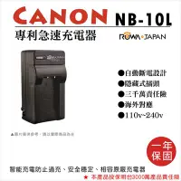 在飛比找Yahoo!奇摩拍賣優惠-趴兔@樂華 CANON NB-10L 專利快速充電器 NB1