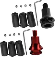 2 Sets Shift Boot Retainer for Car Durable Gear Shift Knob Adapter with Dust Cover Compatible with Various Automotive Modifications Secure Fit for Automatic Shifters