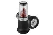 Gefu Z-Plosion Dry Chilli Cutter Stainless Steel Plastic Grater Mill Black