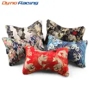 JDM Japanese Ukiyo-e Car Seat Head Neck Rest Pillow Car Cover Vehicular Pillow S