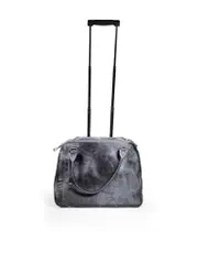 Black Leather Large Travel Case
