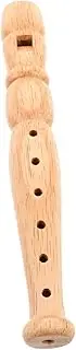 HONITANO Wooden Recorder for Kids 6-hole Clarinet Beginner's Musical Instrument Portable Melodious Sound for Children's Music Development