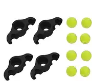 Cycling Snap Rocker Feet Adapters, Anti Slip Portable Bike Stability Set, Stationary Bike Stand Rocker Feet, Core Rocker Feet with Tennis Balls 30 x 26 x 7 cm for Bicycles, Trainer