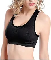 [Hiliby] Women Seamless Stretch Sport Bra Padded Fitness Tank Tops Workout Yoga Vest Women Athletic Tops