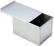 Tiger Crown 2396 Bread Pan, Silver, 1.5 Loin, Square Type, with Lid