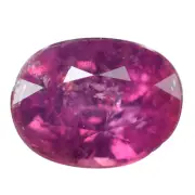 0.93 Ct. Natural Unheated Vivid Intense Red Ruby WITH GLC CERTIFY