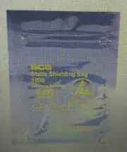 SCS1000 10" x 12" Static Shielding Bag Lot of 100 Bags Lead Free SCS