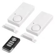 2x Home Door Window Magnetic Sensor Open Security Alarm w/ Remote Control 110dB