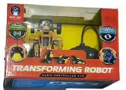 Robot to Radio Controlled Race Car w/ Wireless Controller - Transforming Yellow