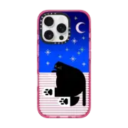 iPhone 16 Pro Impact Case MagSafe Compatible Simple Cat - 13