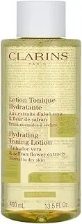 Clarins Hydrating Toning Lotion | Softer Skin After 14 Days of Use* | Cleanses, Tones, Hydrates and Balances Skin's Microbiota | Plant-Based Ingredients | Colorant-Free | Normal to Dry Skin