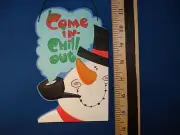 Snowman Ornament Plaque with Quotation 112767 97