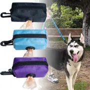 Dog Poo Puppy Pick-Up Bags Pet Dispenser Waste Travel Poop Bag Holder Hook Pouch