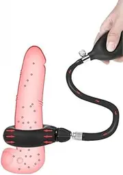 Silicone Inflatable Cock Ring Male Penis Ring Adjustable Erection Ring Exercise Ring Training Bondage Increase Pleasure SM Scrotal Restraint Scrotum BDSM Aduly Sex Toys for Men