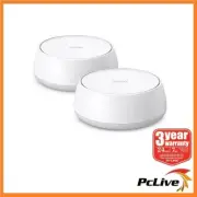 TP-Link Deco BE25 2 Pack BE5000 Whole Home Mesh Wi-Fi 7 System Router 2.5 Gbps
