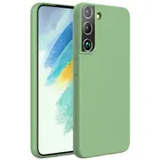 ZUSLAB Galaxy S22 Case 5G Nano Silicone Shockproof Gel Rubber Bumper Protective Cover for Samsung 2022 - Green