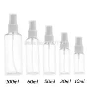 Bottle Atomizer Transparent Plastic Perfume Empty Spray 5pcs