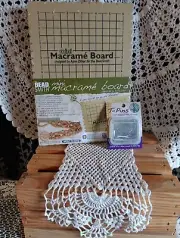 The BeadSmith Mini Macrame Board With T-Pins 6" X 9" Grid