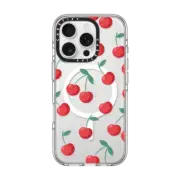 iPhone 16 Pro Clear Case MagSafe Compatible Cherries
