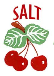 CHERRIES for Tipp City Spice Jars Set Labels, Decals