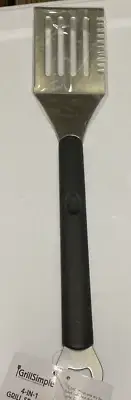 Grillsimple 4-in-1 Grill Spatula With Bottle Opener Meat And Vegetable Turner