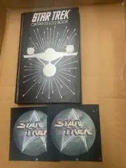 Vintage 1993 Star Trek Captain's Log Book 8.5" x 5.5" NEW unread Unused + 2 Logo