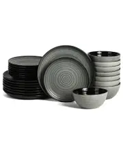 Stone Lain Dua 24pc Stoneware Dinnerware Set