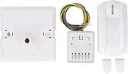 Smart Outdoor Motion Sensor Starter Kit, Driveway Alarm Systems Motion Detector, Wall Mount Infrared Alarm, High Accuracy Angle Adjustable Motion Sensor for Garages Courtyards 12V