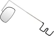 Adjustable Angle Lightweight Bike Helmet Mirror for Cycling Safety, 360 Degree Rearview Mirror for Bicycle Helmet, Aluminum Alloy Rear View Mirror for Bike Eyeglasses, Universal Installation