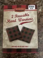 2 Reusable Hand Warmers Limited Edition by Samsonico Snowflake Pattern