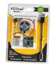 Multiplay Push Button Recordable Sound Chip | Plays Multiple Recordings |