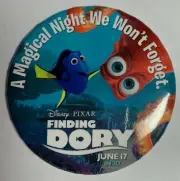 Disney Pixar Finding Dory Movie Premiere 3" Button Badge