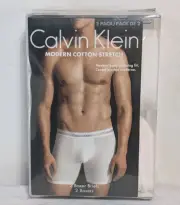 Calvin Klein Modern Cotton Stretch XL Boxer Brief 2-pack White NB1087G-100