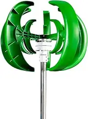 400W Wind Power Turbines Generator, 5 Blade Wind Controller, Low Wind Speed Starting Wind Power Generator, for Boats Terraces Cabins Mobile Homes Camping Charging