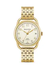 Limited Edition Joseph Bulova Commodore Stainless Steel Bracelet Automatic Watch, 34mm