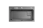 HIGOLD Belle Luxe 2.0 Single Bowl Workstation Kitchen Sink - Dual Step - Nano Coated Stainless Steel Panel - Anti-Scratch - 800mm - PVD Gunmetal